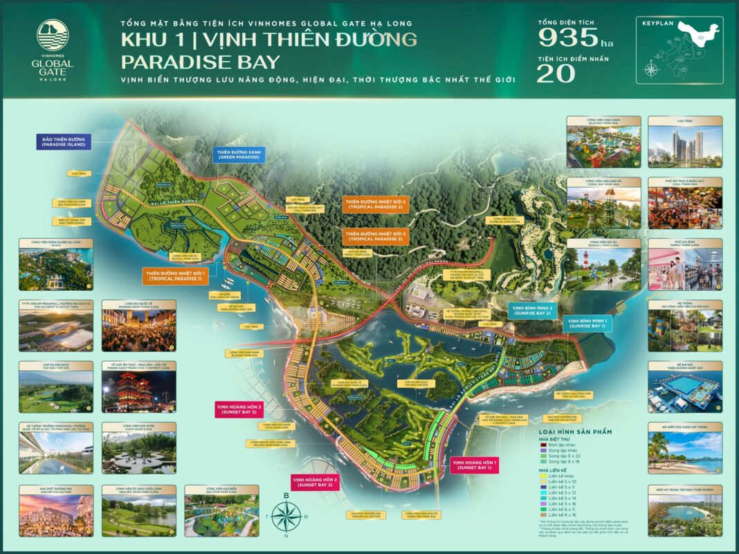 Phân khu vịnh Thiên Đường - Vin Hạ Long Xanh